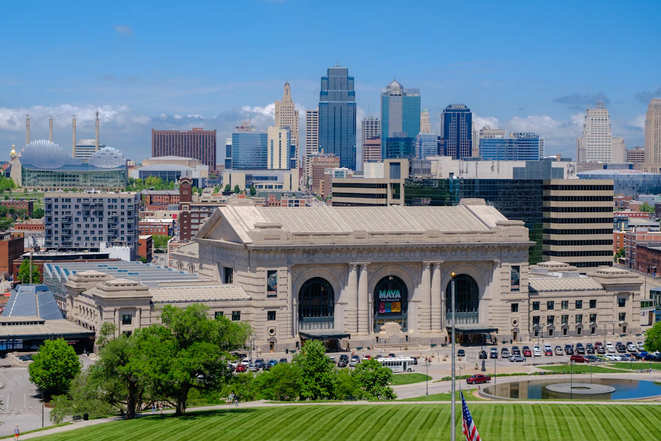 Union Station and downtown Kansas City